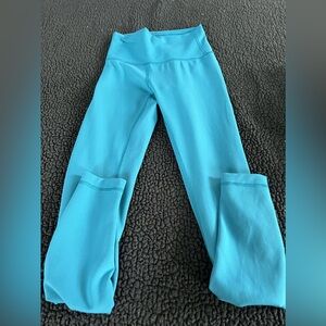 Lululemon Align 27” teal leggings. Slightly worn. Size 4